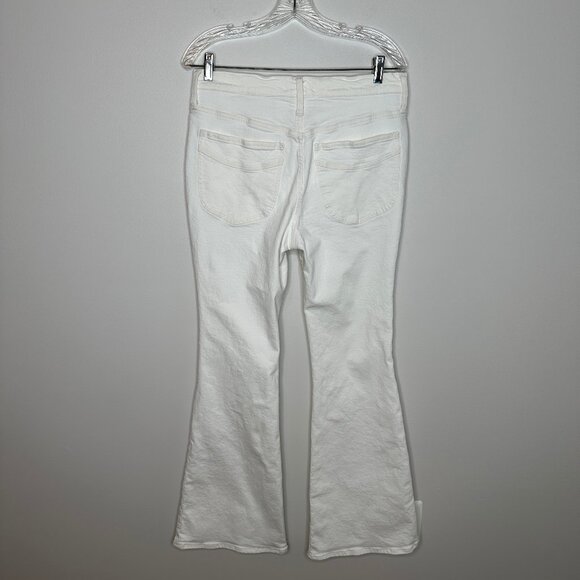 Madewell Women's Flea Market Flare Denim Jeans in Tile White Size 30 - Picture 3 of 6